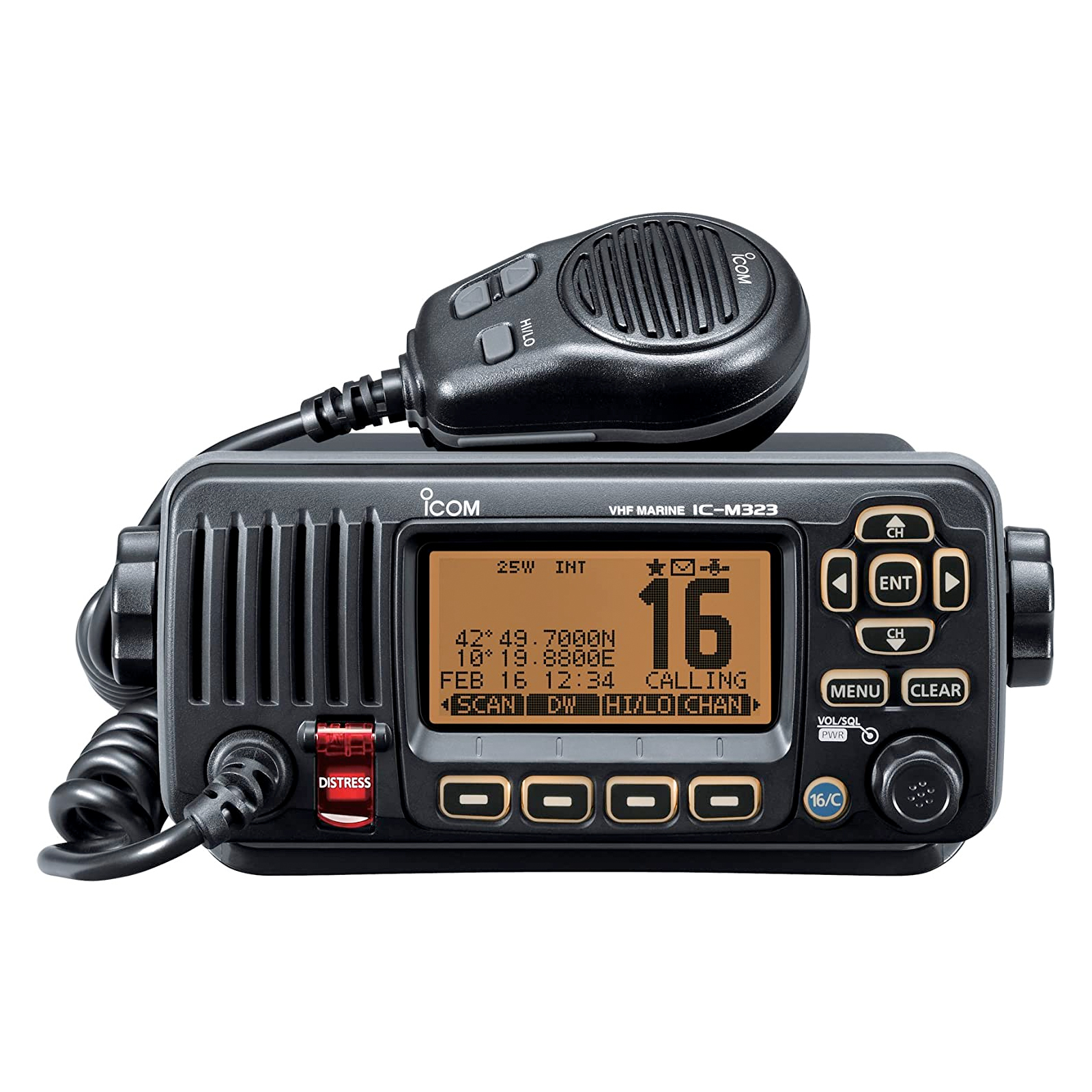 Telestar System Telecommunications Rome (Italy) mobile radios for sea transportation ICOM IC-M330GE